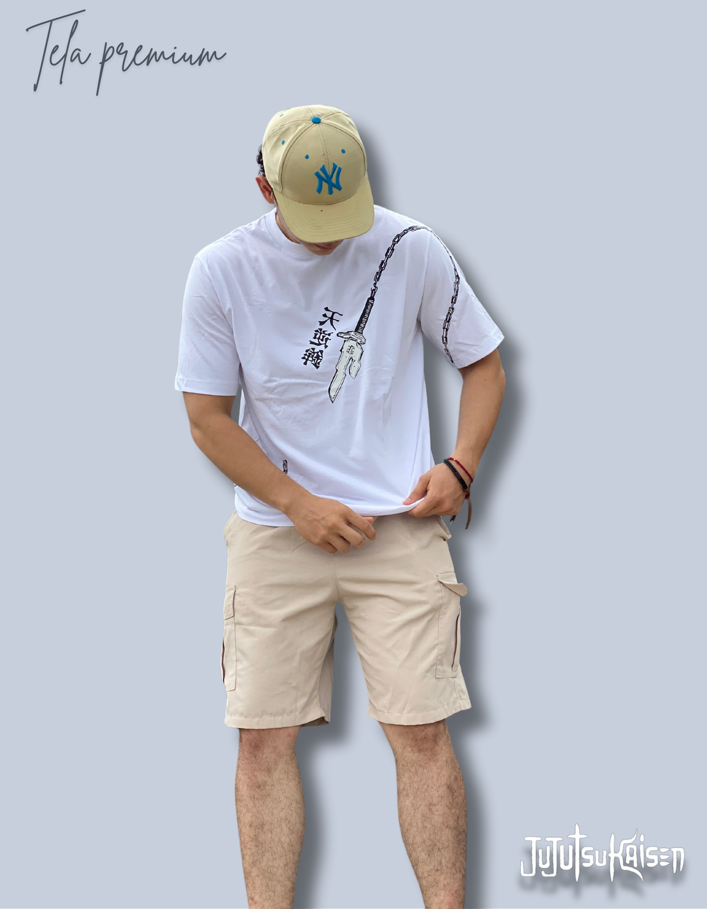 Camiseta de Jujutsu kaisen-Toji Fushiguro cadenas