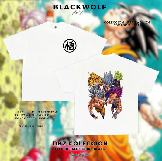 CAMISETA DE DBZ-LOS MAS FUERTES